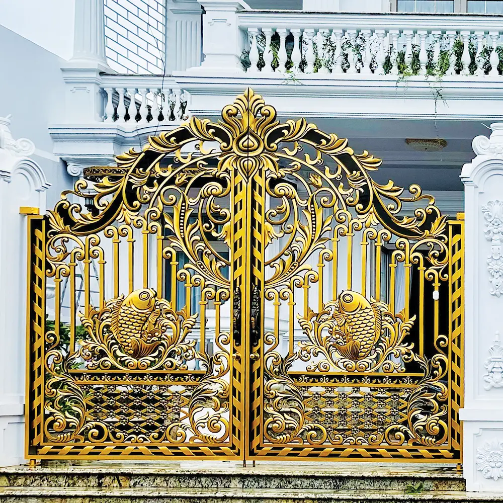 CỔNG NHÔM ĐÚC C15HMVG