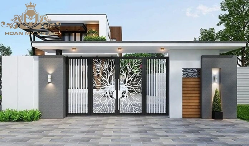 các mẫu cổng nhà vườn đẹp