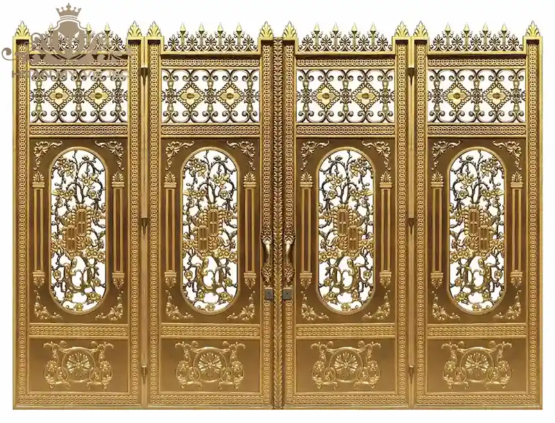 #9+ Mẫu Cổng Nhôm Đúc 4 Cánh Cao Cấp Thiết Kế Đẹp Nhất