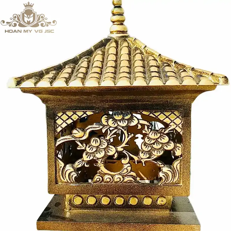 đèn trụ cổng nhôm đúc