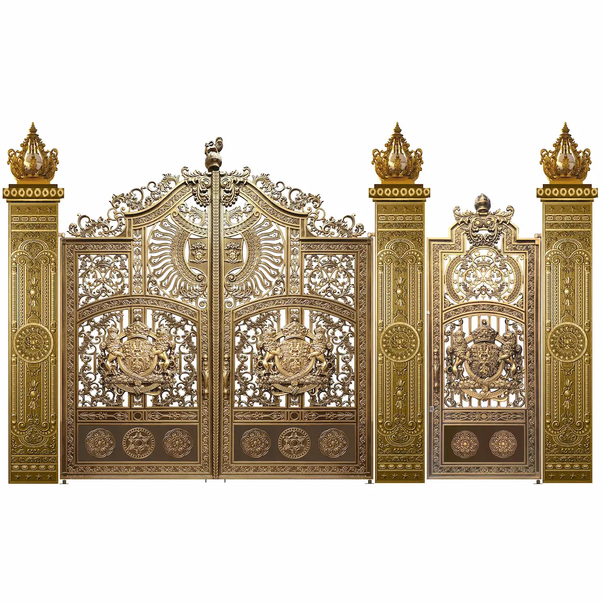 CỔNG NHÔM ĐÚC C24HMVG