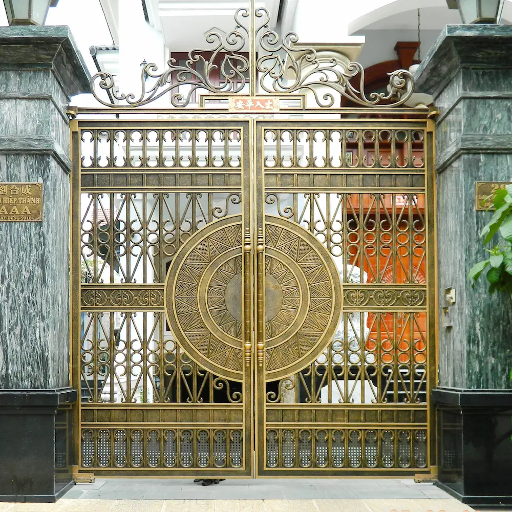 CỔNG NHÔM ĐÚC C34HMVG