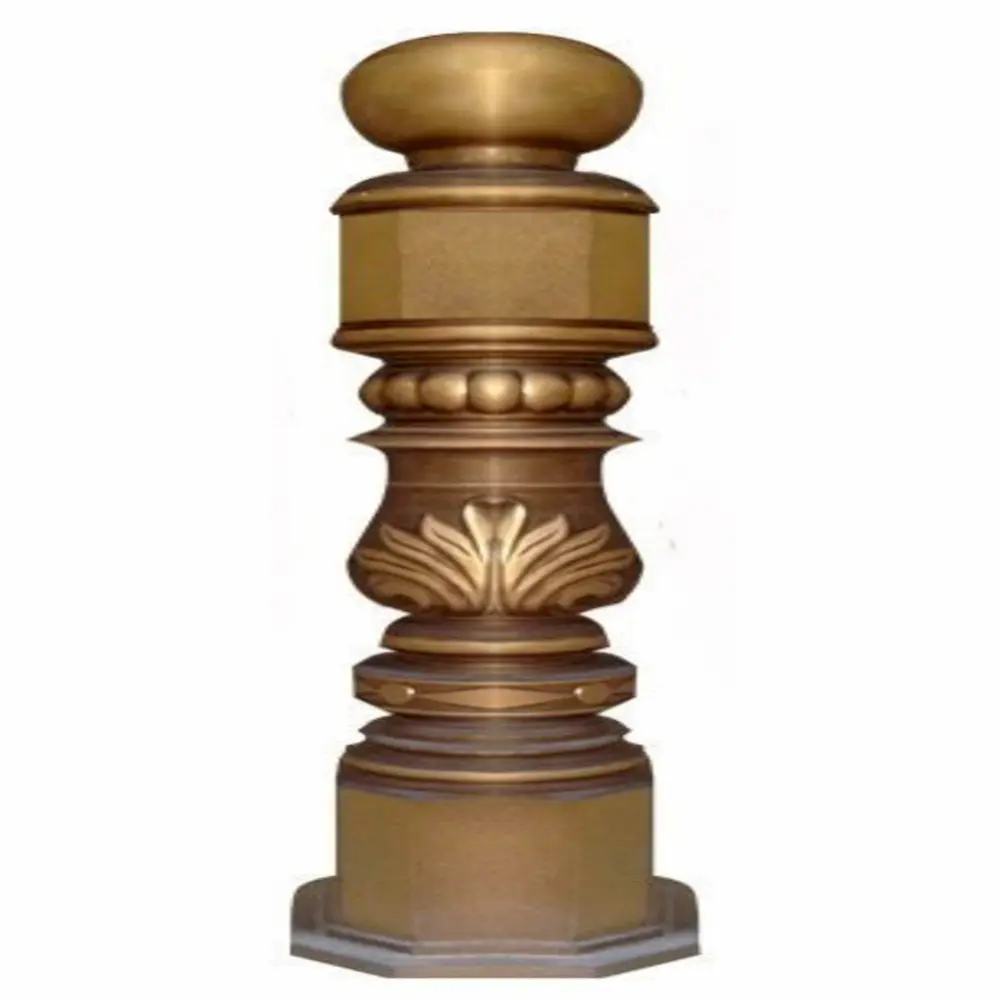 TRỤ CẦU THANG NHÔM ĐÚC CT08HMVG