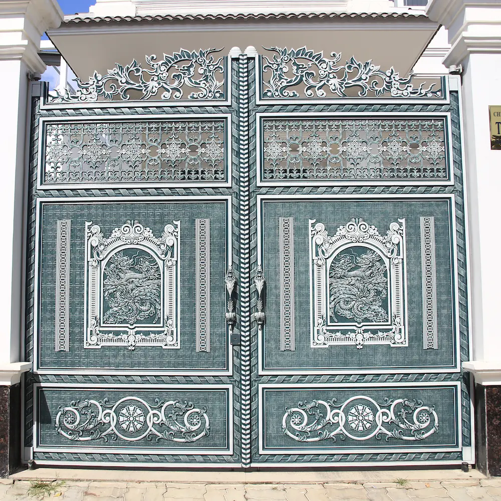 CỔNG NHÔM ĐÚC C02HMVG