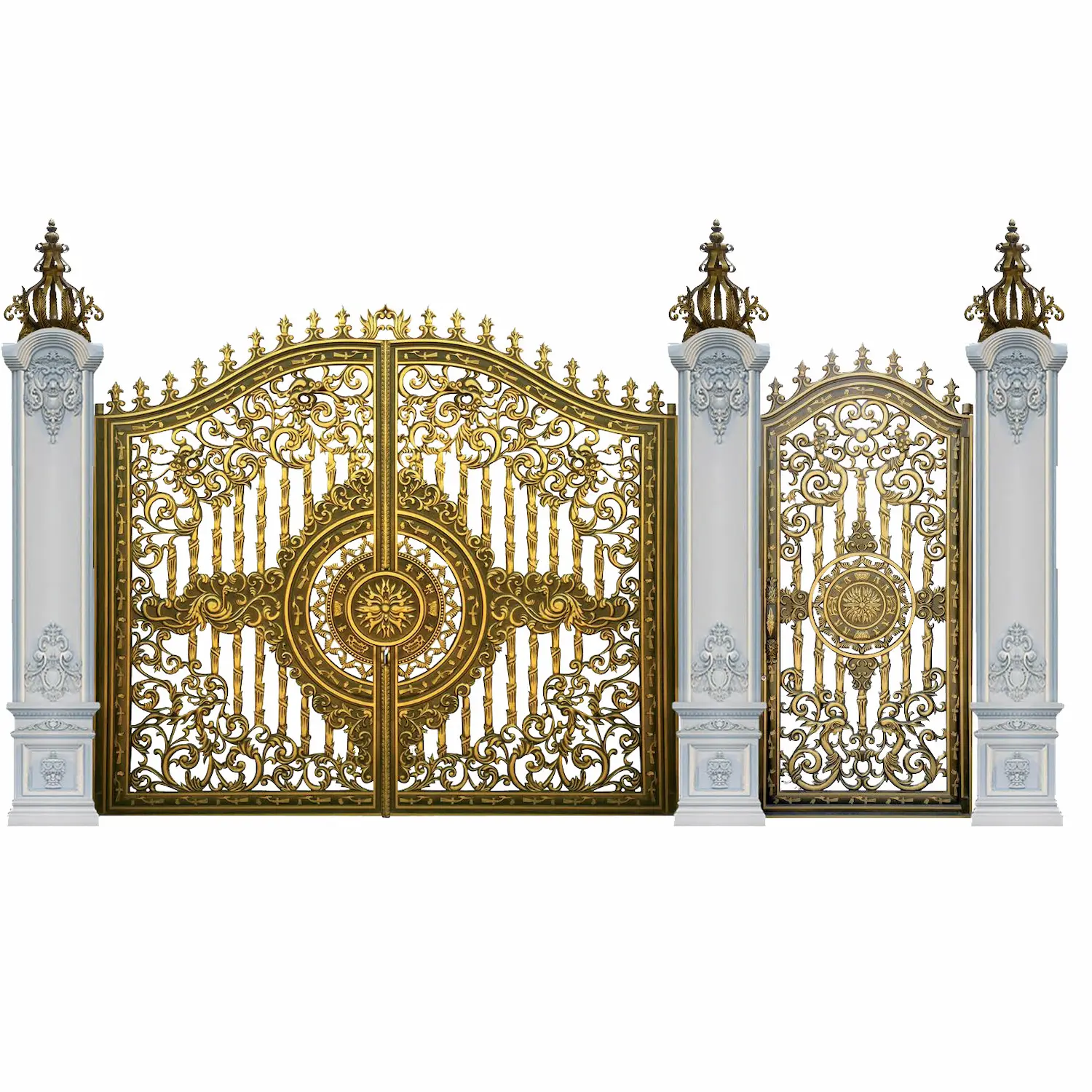 CỔNG NHÔM ĐÚC C40HMVG