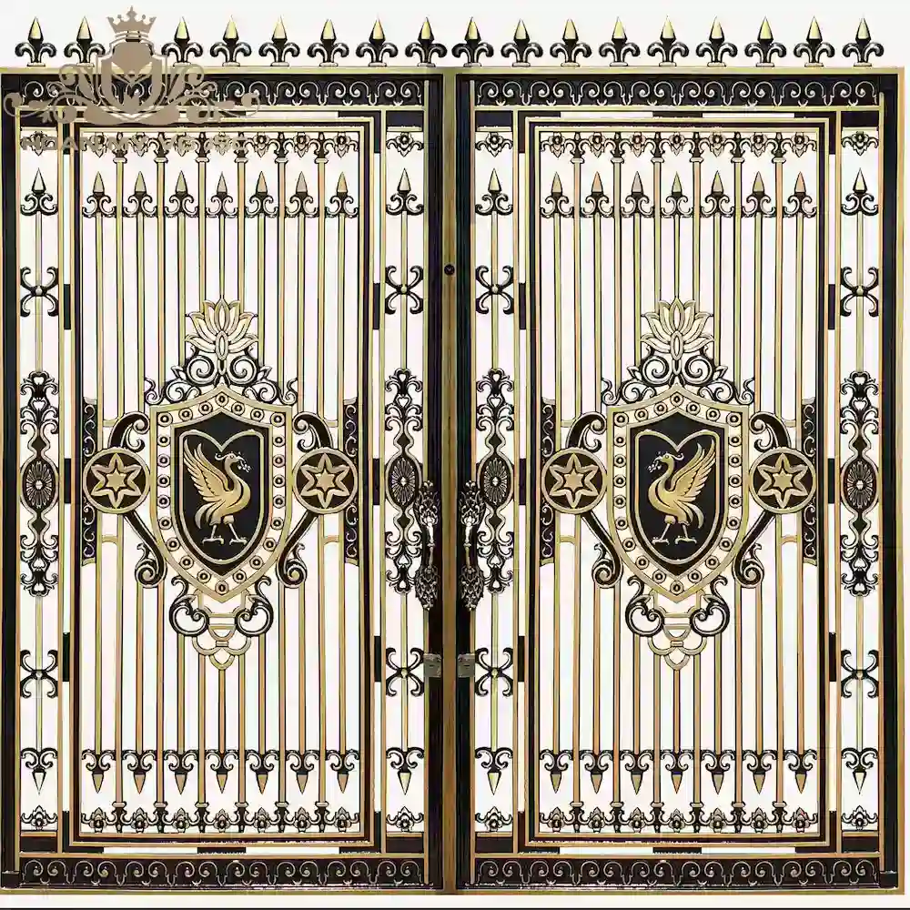 cửa cổng nhôm đúc