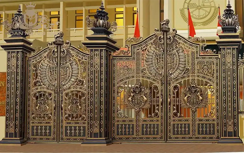 cửa nhôm đúc nguyên khối