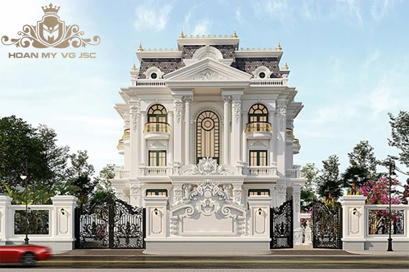 mẫu cổng biệt thự nhà vườn đẹp