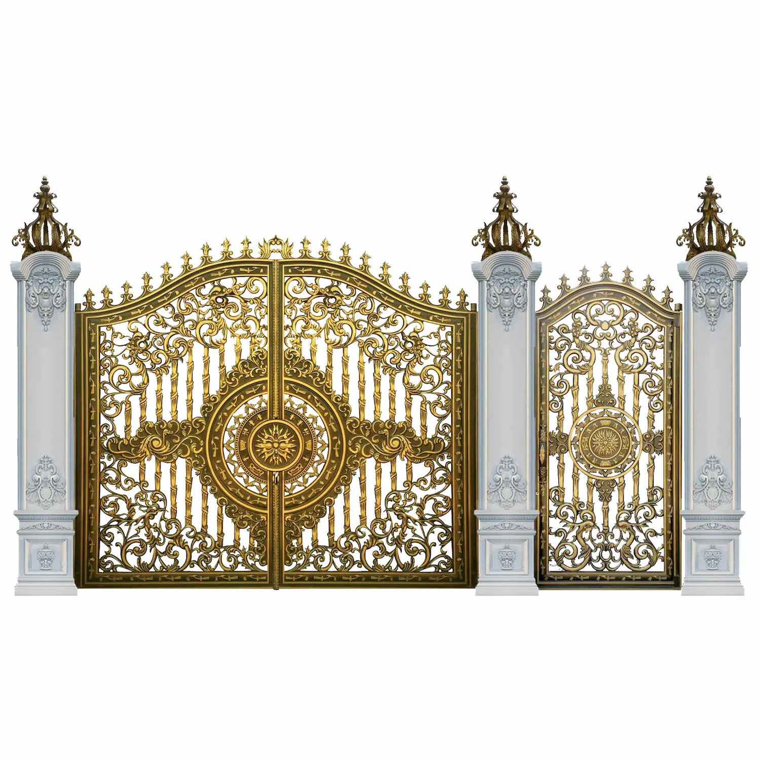 CỔNG NHÔM ĐÚC C39HMVG