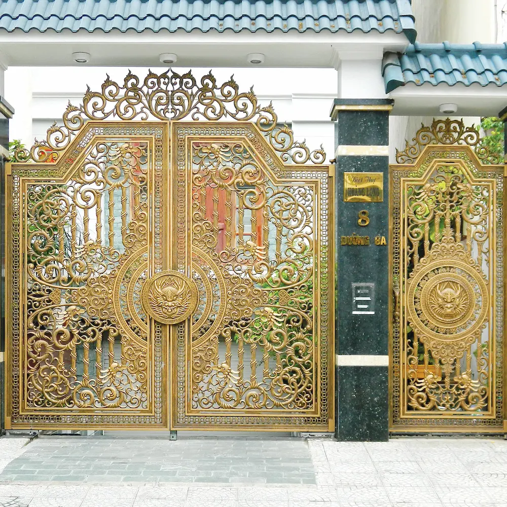 CỔNG NHÔM ĐÚC C30HMVG