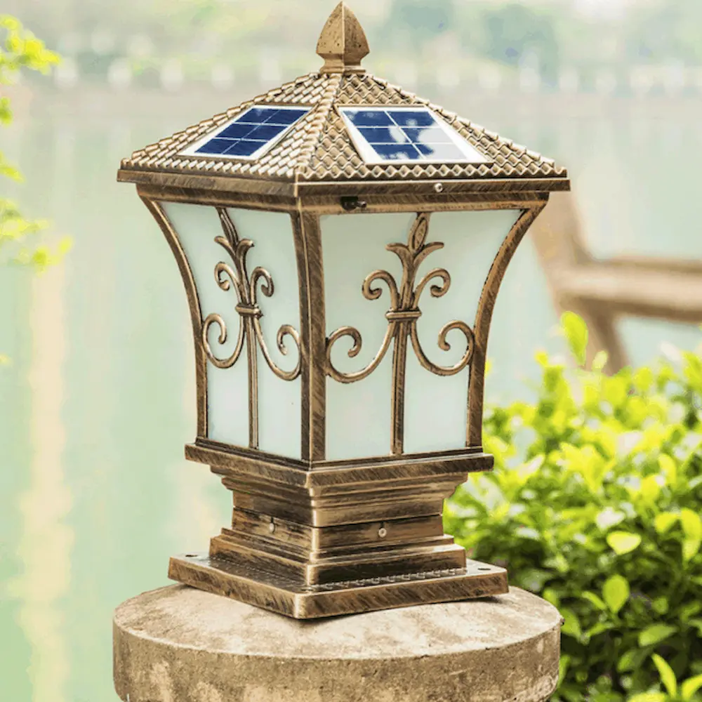 ĐÈN TRỤ CỔNG NHÔM ĐÚC D06HMVG