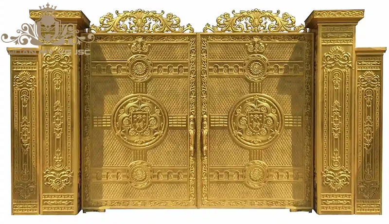 trụ cổng nhôm đúc