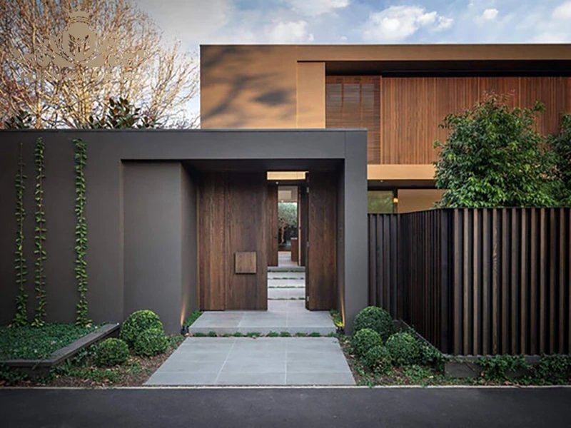 cổng biệt thự nhà vườn