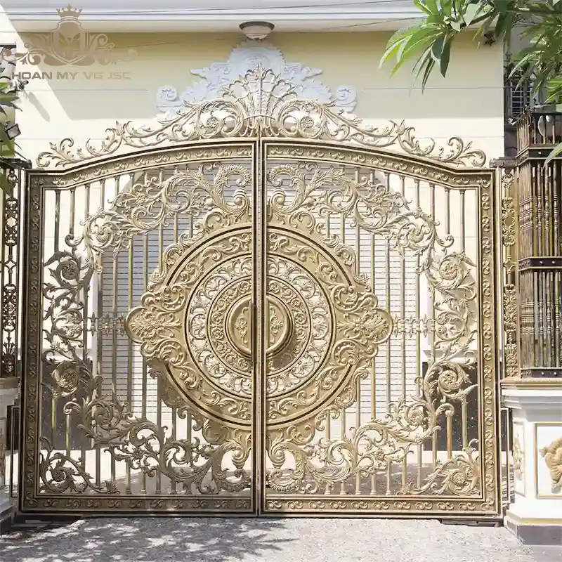 cổng nhôm đúc đẹp