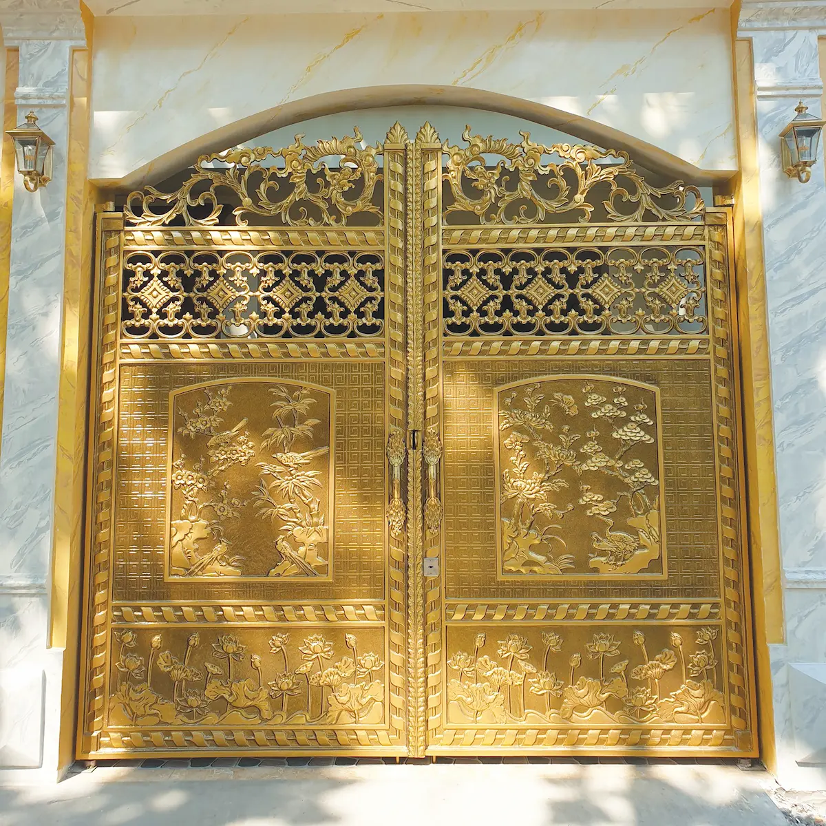 CỔNG NHÔM ĐÚC C44HMVG